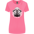 Stand Back El Jefe is Grilling Funny Skull BBQ Womens Wider Cut T-Shirt Azalea