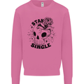 Stay Single Anti Valentines Singles Day Skull Mens Sweatshirt Jumper Azalea