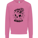 Stay Single Anti Valentines Singles Day Skull Mens Sweatshirt Jumper Azalea