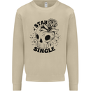 Stay Single Anti Valentines Singles Day Skull Mens Sweatshirt Jumper Sand