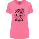 Stay Single Anti Valentines Singles Day Skull Womens Wider Cut T-Shirt Azalea