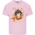 Stay Wild Moon Child Cancer Star Sign Zodiac Kids T-Shirt Childrens Light Pink