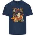 Stay Wild Moon Child Cancer Star Sign Zodiac Kids T-Shirt Childrens Navy Blue