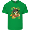Stay Wild Moon Child Cancer Star Sign Zodiac Mens Cotton T-Shirt Tee Top Irish Green