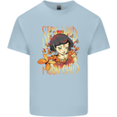 Stay Wild Moon Child Cancer Star Sign Zodiac Mens Cotton T-Shirt Tee Top Light Blue