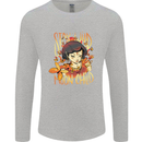 Stay Wild Moon Child Cancer Star Sign Zodiac Mens Long Sleeve T-Shirt Sports Grey