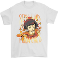 Stay Wild Moon Child Cancer Star Sign Zodiac Mens T-Shirt 100% Cotton White