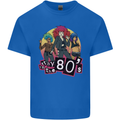 Stay in the 80s Cheesy Retro Culture Music Kids T-Shirt Childrens Royal Blue