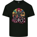 Stay in the 80s Cheesy Retro Culture Music Mens Cotton T-Shirt Tee Top Black