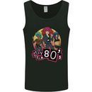 Stay in the 80s Cheesy Retro Culture Music Mens Vest Tank Top Black