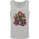 Stay in the 80s Cheesy Retro Culture Music Mens Vest Tank Top Sports Grey