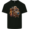 Steampunk Camera Photographer Photography Kids T-Shirt Childrens Black