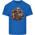 Steampunk Camera Photographer Photography Kids T-Shirt Childrens Royal Blue