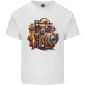 Steampunk Camera Photographer Photography Kids T-Shirt Childrens White