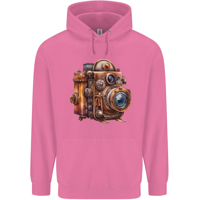 Steampunk Camera Photographer Photography Mens 80% Cotton Hoodie Azelea
