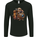 Steampunk Camera Photographer Photography Mens Long Sleeve T-Shirt Black