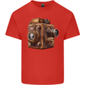 Steampunk Camera Photography Photographer Kids T-Shirt Childrens Red