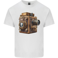 Steampunk Camera Photography Photographer Kids T-Shirt Childrens White