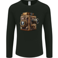 Steampunk Camera Photography Photographer Mens Long Sleeve T-Shirt Black