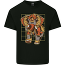 Steampunk Elephant Mens Cotton T-Shirt Tee Top Black