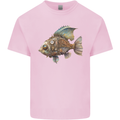 Steampunk Fish 1 Kids T-Shirt Childrens Light Pink