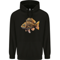 Steampunk Fish 2 Mens 80% Cotton Hoodie Black