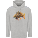 Steampunk Fish 2 Mens 80% Cotton Hoodie Sports Grey