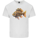 Steampunk Fish 2 Mens Cotton T-Shirt Tee Top White