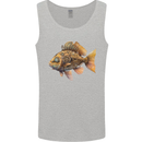 Steampunk Fish 2 Mens Vest Tank Top Sports Grey
