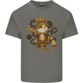 Steampunk Hamster Mens Cotton T-Shirt Tee Top Charcoal