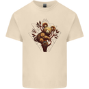 Steampunk Koala Bear Mens Cotton T-Shirt Tee Top Natural