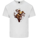Steampunk Koala Bear Mens Cotton T-Shirt Tee Top White