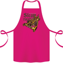 Steampunk Motorsports Racing Car Cotton Apron 100% Organic Pink