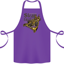 Steampunk Motorsports Racing Car Cotton Apron 100% Organic Purple