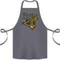 Steampunk Motorsports Racing Car Cotton Apron 100% Organic Steel