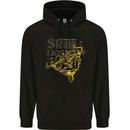 Steampunk Motorsports Racing Car Mens 80% Cotton Hoodie Black