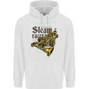 Steampunk Motorsports Racing Car Mens 80% Cotton Hoodie White