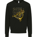 Steampunk Motorsports Racing Car Mens Sweatshirt Jumper Black