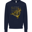 Steampunk Motorsports Racing Car Mens Sweatshirt Jumper Navy Blue