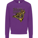 Steampunk Motorsports Racing Car Mens Sweatshirt Jumper Purple