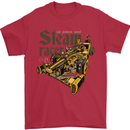 Steampunk Motorsports Racing Car Mens T-Shirt 100% Cotton Red