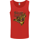 Steampunk Motorsports Racing Car Mens Vest Tank Top Red