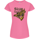 Steampunk Motorsports Racing Car Womens Petite Cut T-Shirt Azalea