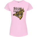 Steampunk Motorsports Racing Car Womens Petite Cut T-Shirt Light Pink