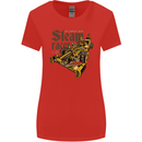 Steampunk Motorsports Racing Car Womens Wider Cut T-Shirt Red