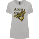 Steampunk Motorsports Racing Car Womens Wider Cut T-Shirt Sports Grey