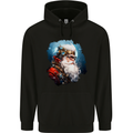 Steampunk Santa Claus Christmas Xmas Childrens Kids Hoodie Black