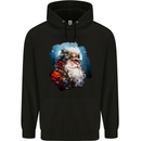 Steampunk Santa Claus Christmas Xmas Childrens Kids Hoodie Black