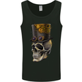 Steampunk Skull Mens Vest Tank Top Black