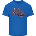 Steampunk Steam Engine Kids T-Shirt Childrens Royal Blue
